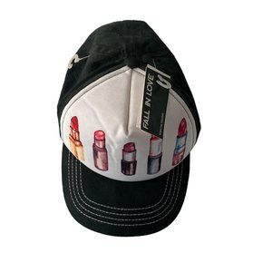 Element Lipstick Print Adjustable Skateboarding Baseball Cap-NWT